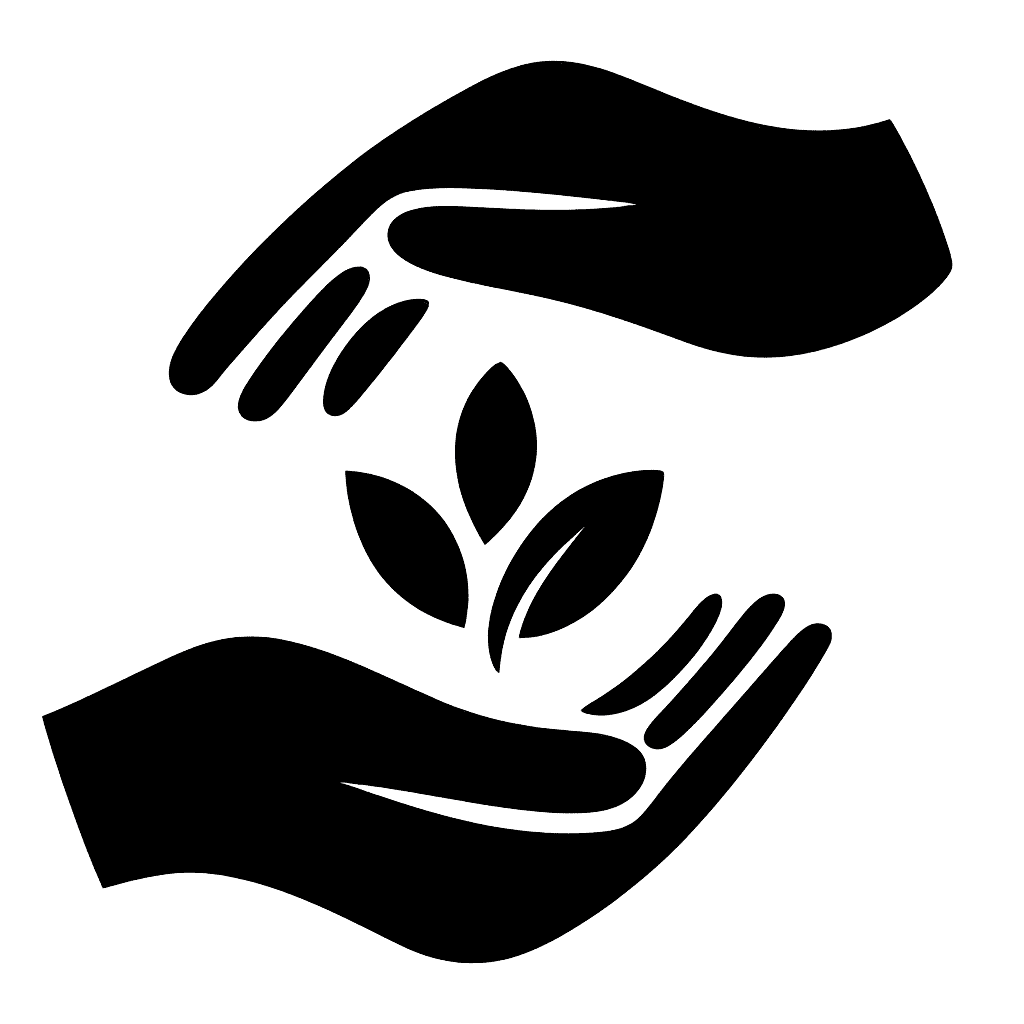 Produktseite Hand Icon für Pflegt. Olivenölseife mit 30 % Lorbeeröl​