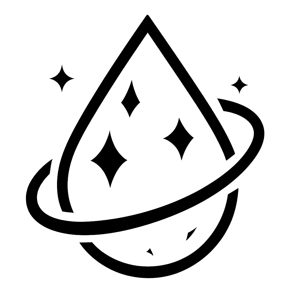 Produktseite Tropfen Icon für Reinigung. Olivenölseife mit 60 % Lorbeeröl​