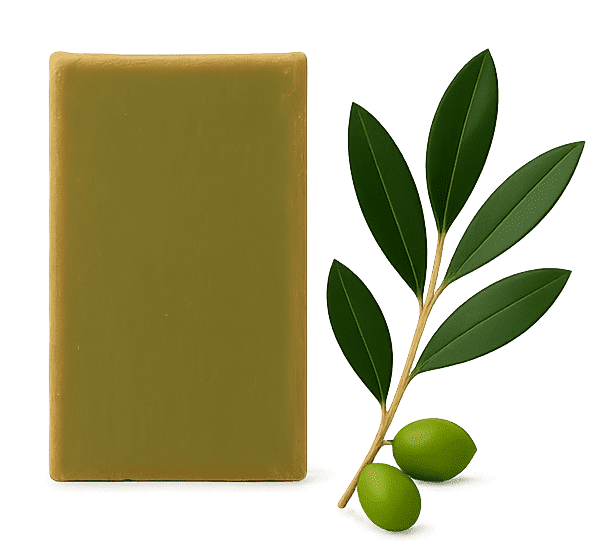 Produktbild Hero Section Classic Seife mit Olivenzweig